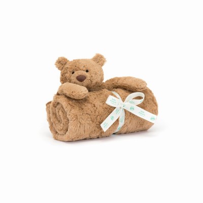 Jellycat Bartholomew Bear Blankets New Zealand | HAOXK2506